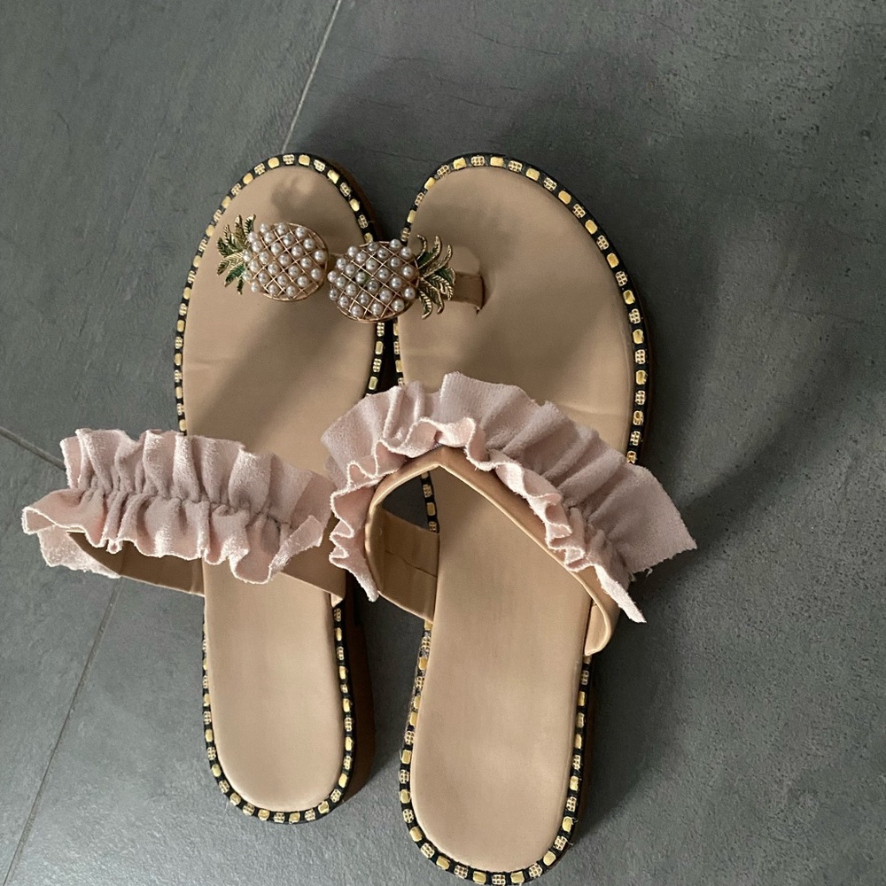 Boutique Pineapple Sandals - image 3